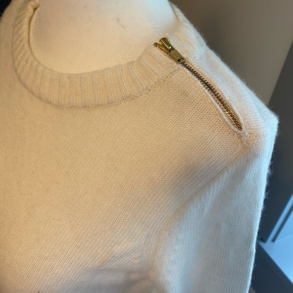 NWT J. Crew White Wool Sweater Women’s Size XS - Picture 4 of 9